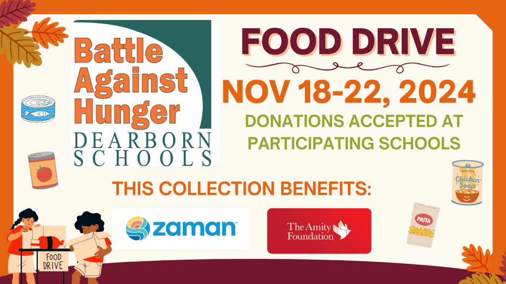 Battle Against Hunger at Lowrey: BRING CANS BY FRIDAY 11/22