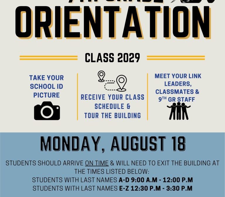 9th Grade Orientation at Fordson High School